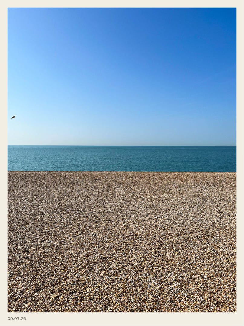 A view of the English coast