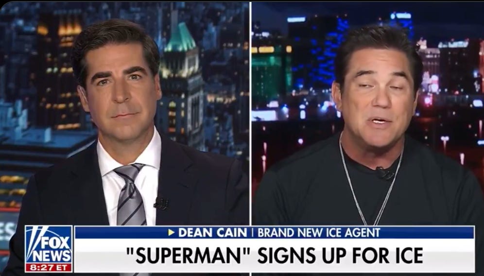 The Next ICE Agent You Call A Microdick Loser Might Be Dean Cain!