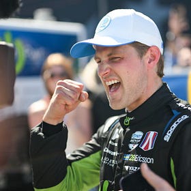 Andretti’s Marcus Ericsson with his first Career IndyCar Pole in Arlington