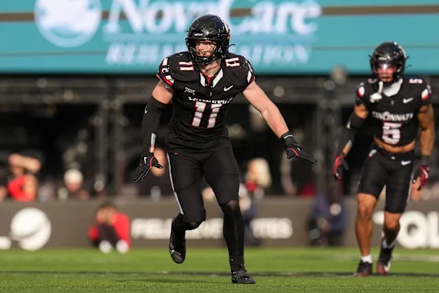 NY Giants 2026 NFL Draft scouting report: Jake Golday, LB, Cincinnati -  Yahoo Sports