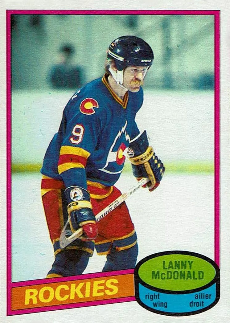 Lanny McDonald's Only Hat Trick With The Colorado Rockies