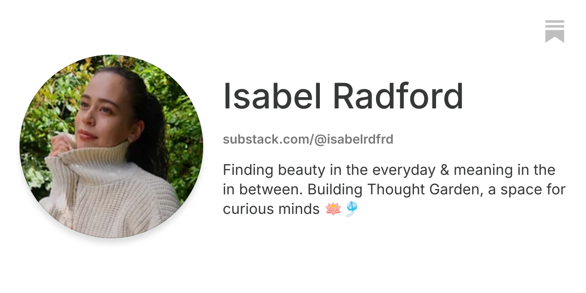 Isabel Radford | Substack
