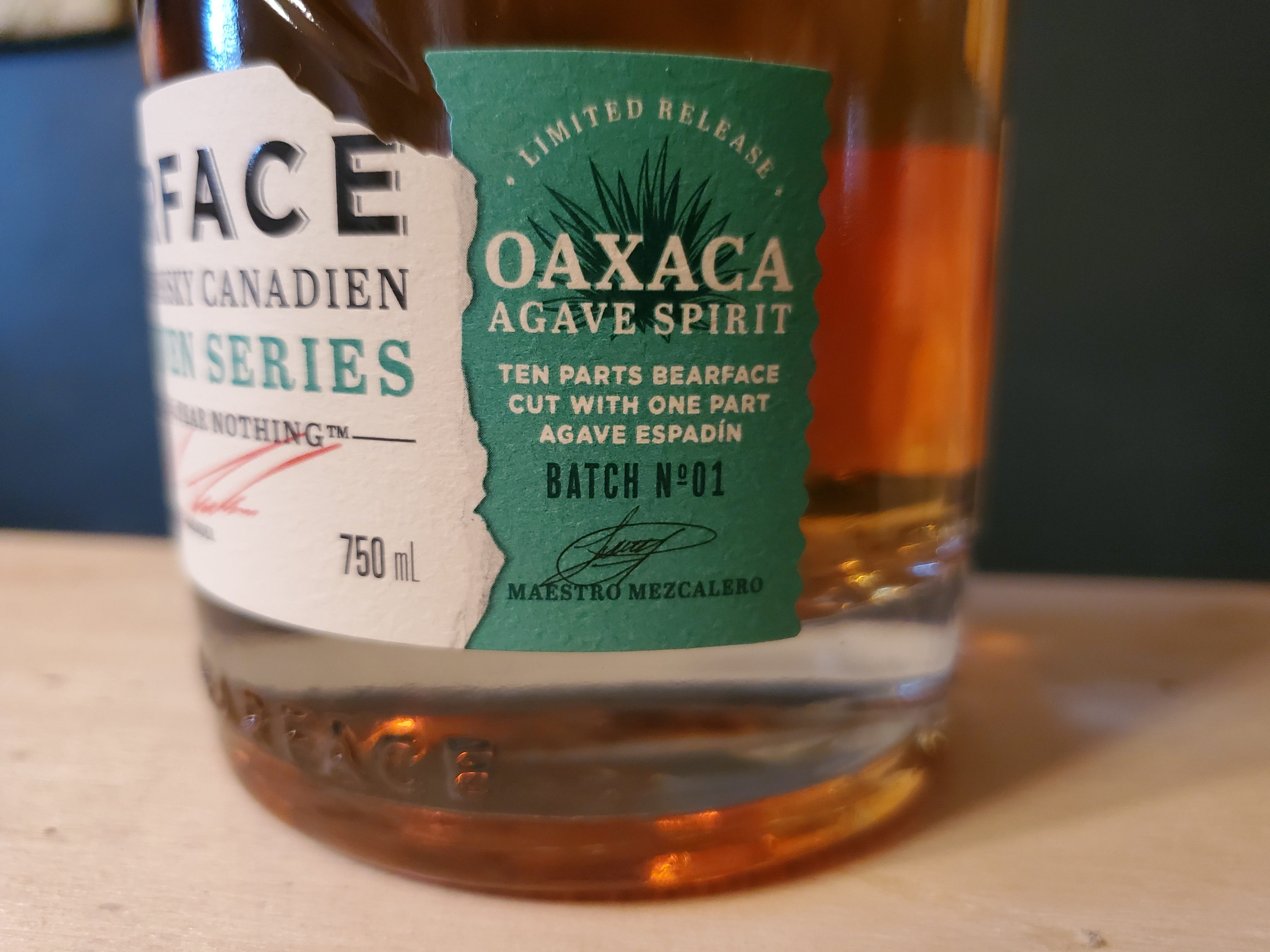 CANADIAN WHISKY: Bearface and the 9.09 rule - Moose Milk
