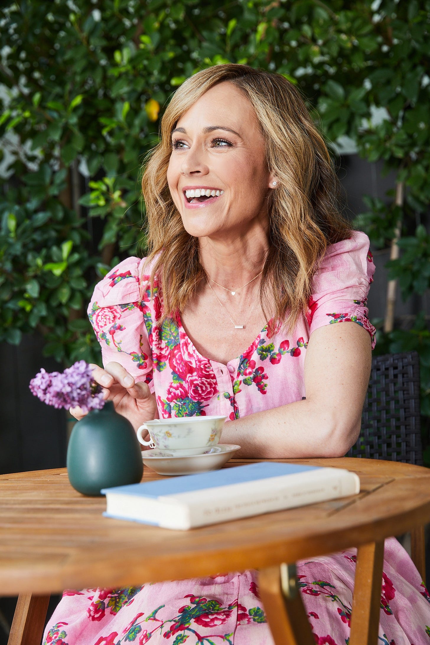 Hallmark Channel actress Nikki DeLoach inside her Los Angeles home.