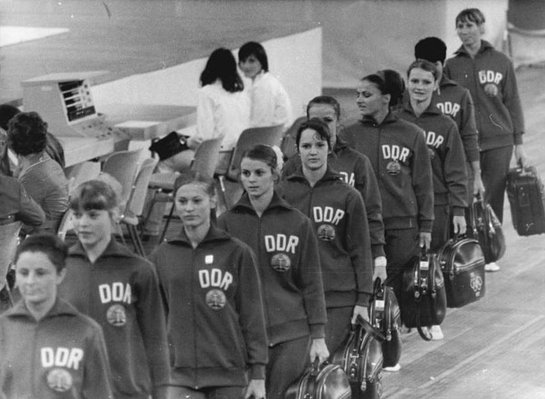 GDR female athletes, East Germany 1980s — symbolising the hidden personal stories and political context behind historical consulting for period films and novels.