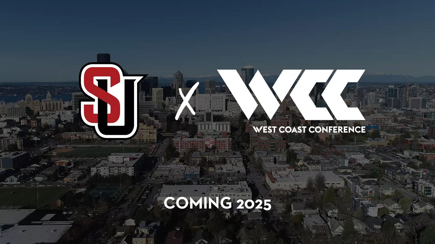 Seattle University to Join West Coast Conference in 2025 - Seattle  University Redhawks - Official Athletics Website