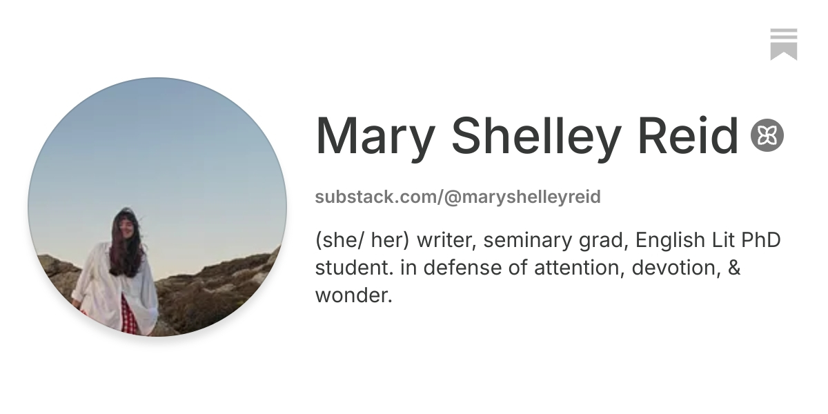 Mary Shelley Reid | Substack