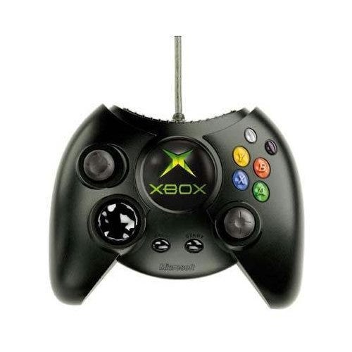 Original Microsoft OEM Xbox Fat Black Duke Controller Very Good Xbox  original 3Z