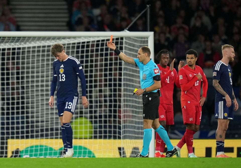 Inside Scotland dressing room as star reveals what Jack Hendry said to teammates after red card horror vs Switzerland Inside Scotland dressing room as star reveals what Jack Hendry said to teammates after red card horror vs Switzerland