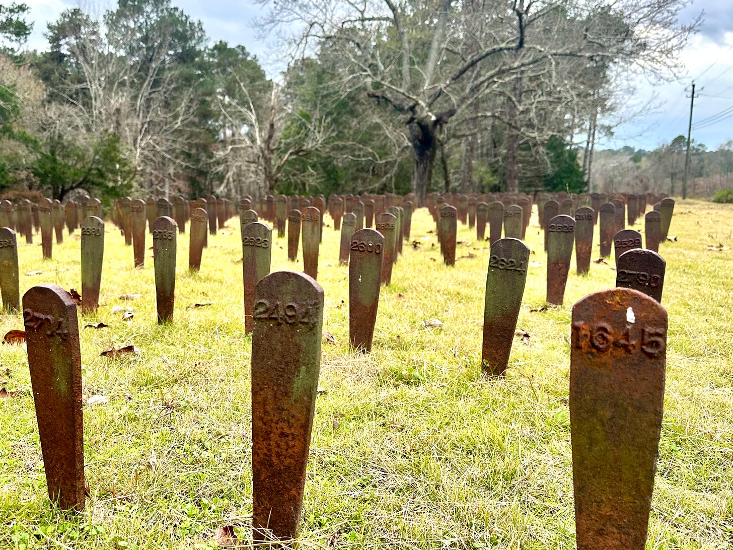 Cedar Hill Cemetery in Central State Hospital. Author Photograph (2023). Cedar Hill Cemetery in Central State Hospital. Author Photograph (2023).