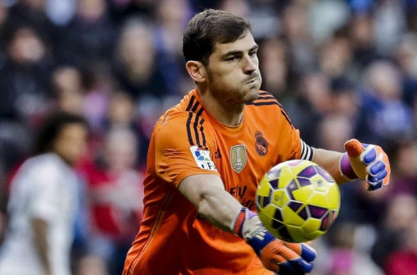 Iker Casillas la liga soccer biggest losers 2015 Iker Casillas la liga soccer biggest losers 2015