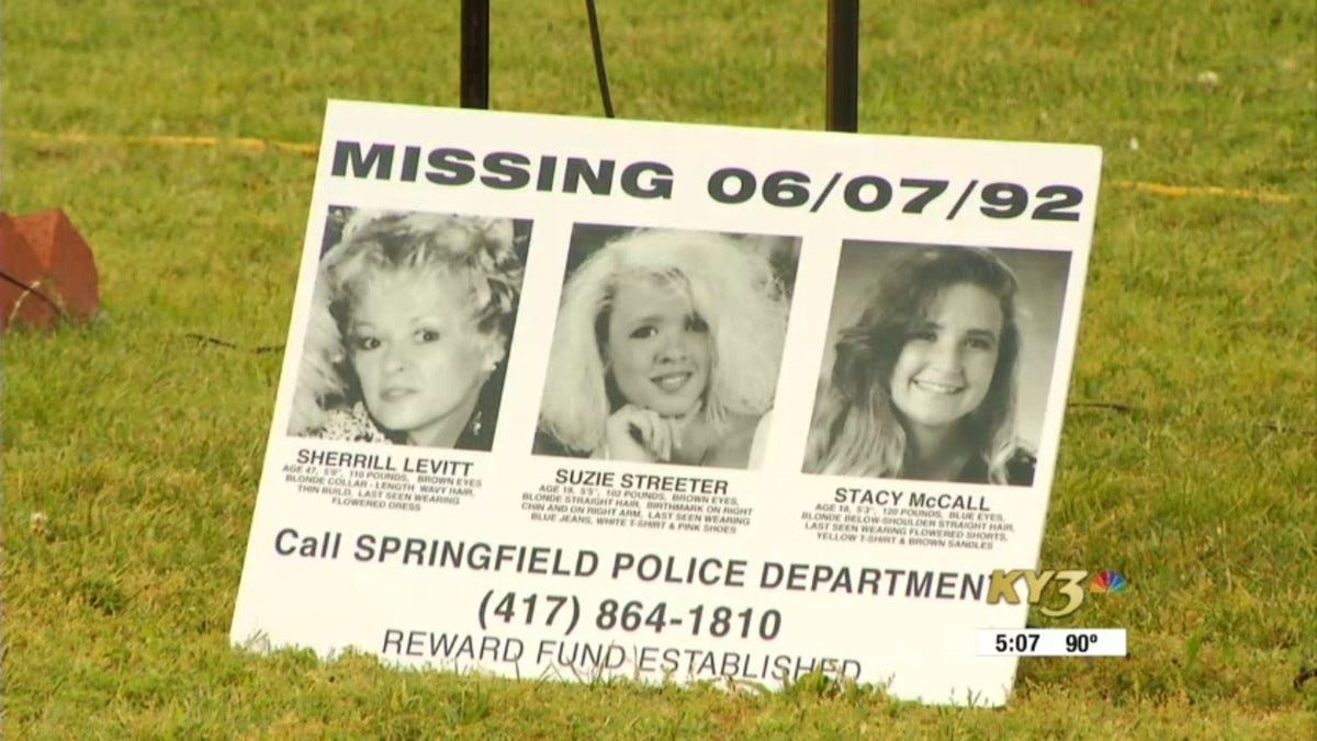 One of the over 20,000 missing-persons posters that blanketed Springfield One of the over 20,000 missing-persons posters that blanketed Springfield