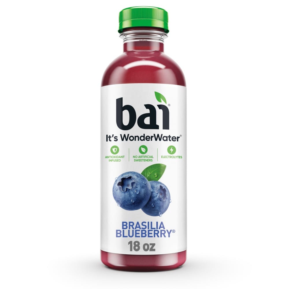 Bai Brasilia Blueberry Water Beverage Bottle, 18 fl oz - Gerbes Super  Markets
