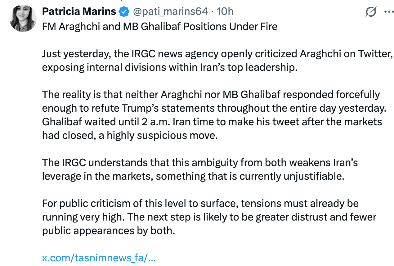 The IRGC Navy calls Aragchi an 