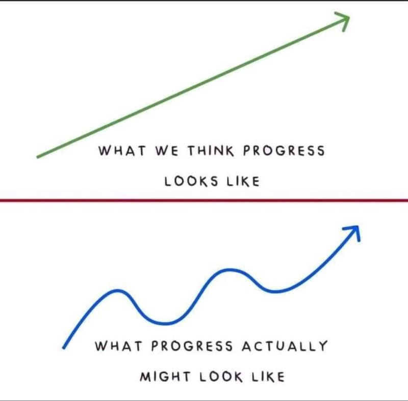 Progress is a mixture of ups and downs .. | Vishwa Alahakoon