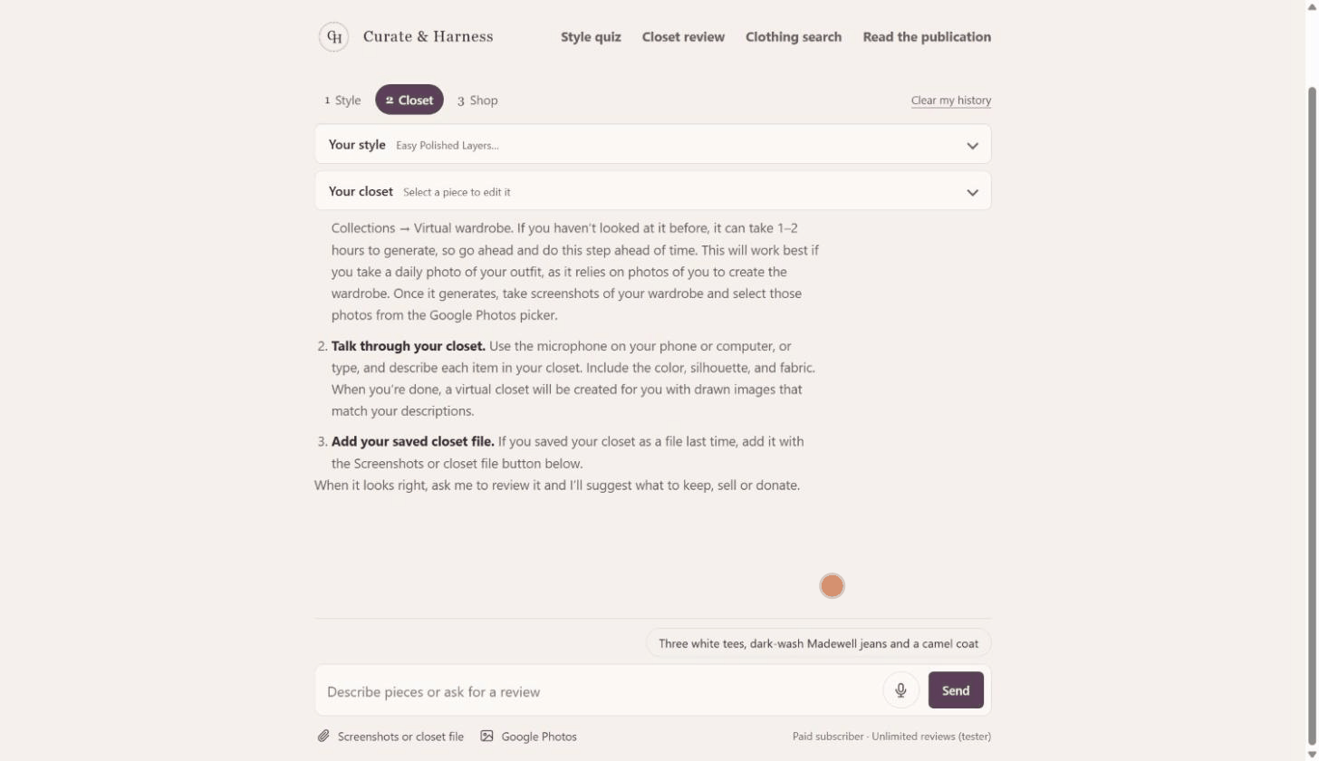 I built a tool to help you edit your closet