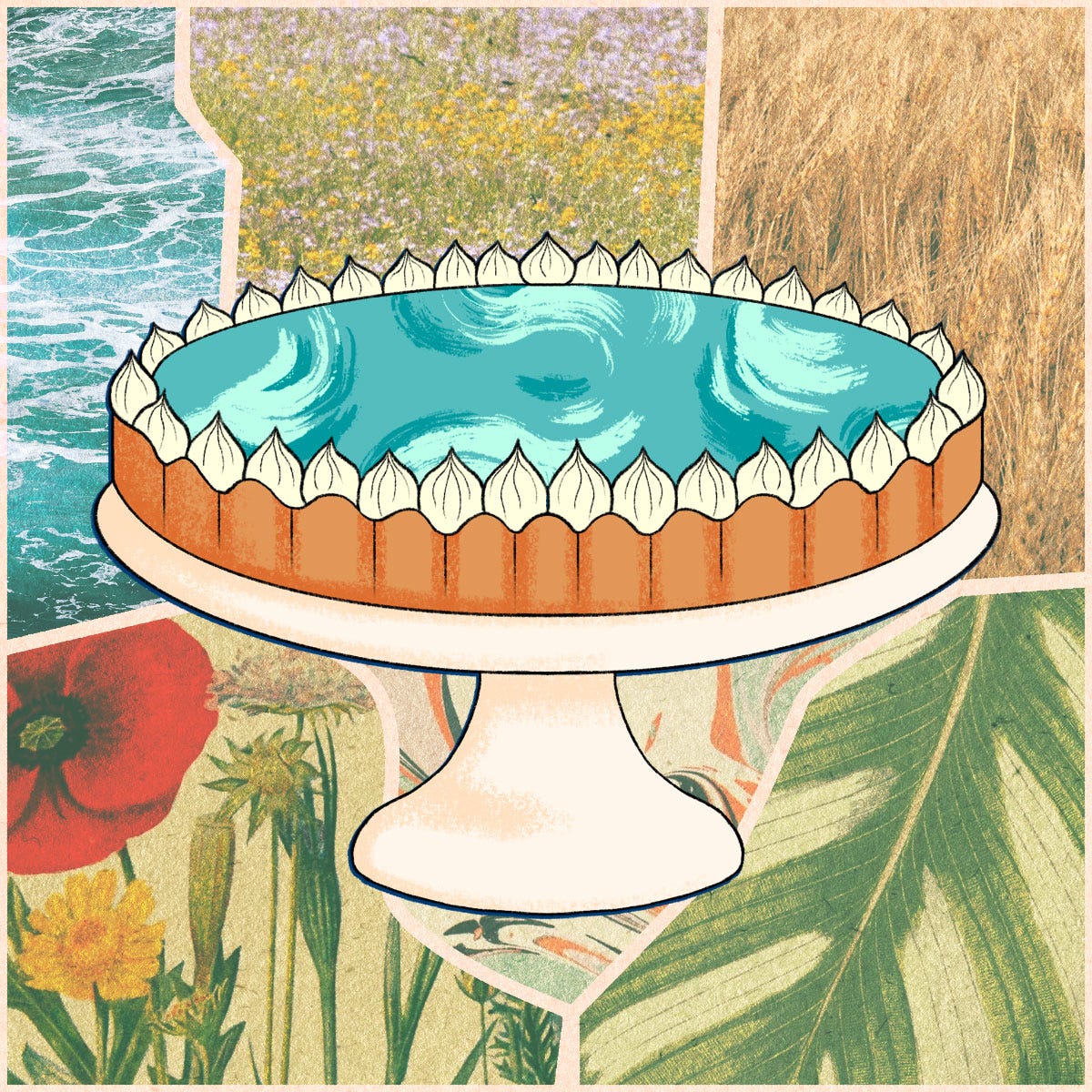 Pale Blue Tart