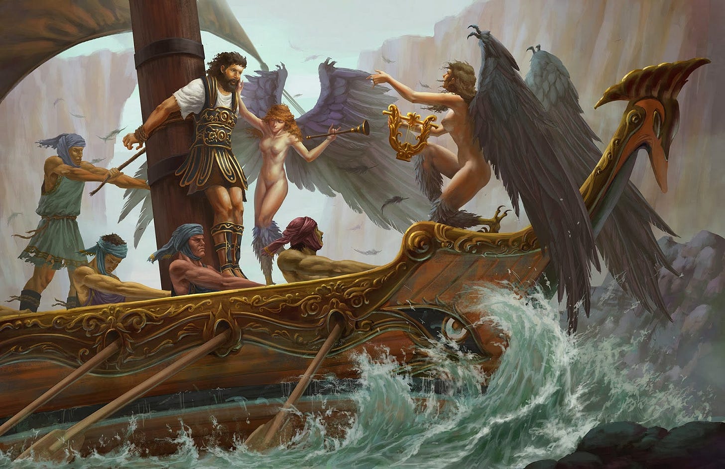 The Lure of the Sirens in the Odyssey Isn't What You Think It Is | by  Douglas C. Bates | Medium