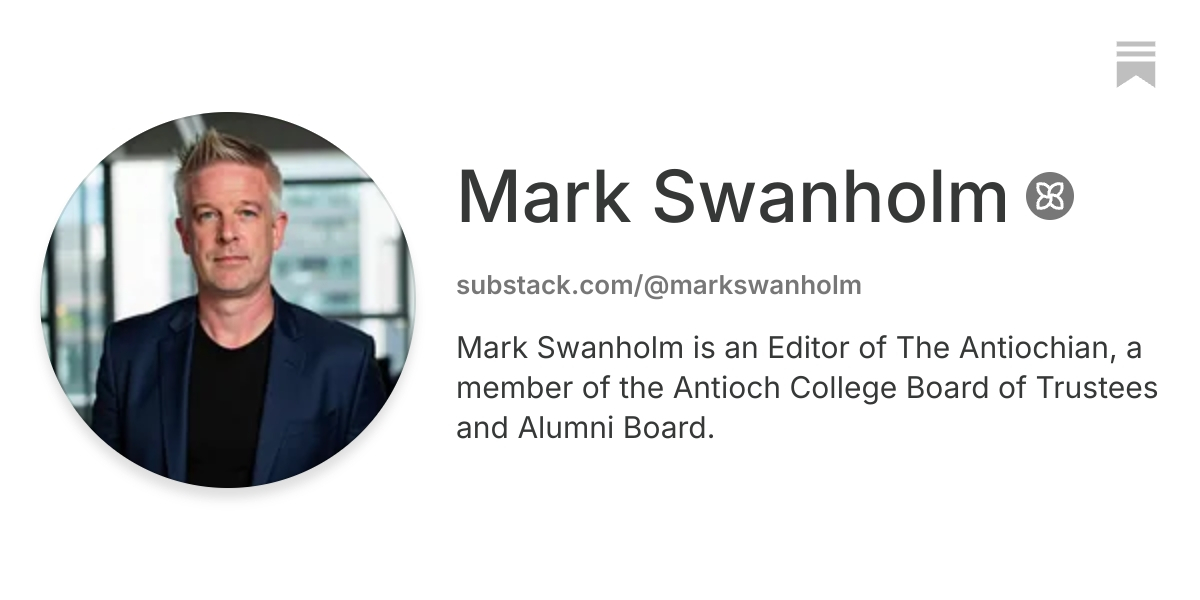 Mark Swanholm | Substack
