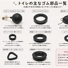 トイレのゴム部品、63個盗まれる。