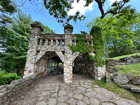 train, picnic tables, display, inside