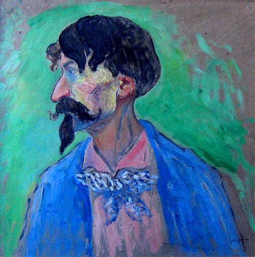 Self-portrait, c.1900 - Léo Gausson