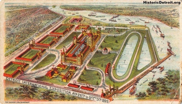 The International Exposition Building. Built in 1889 to show ...