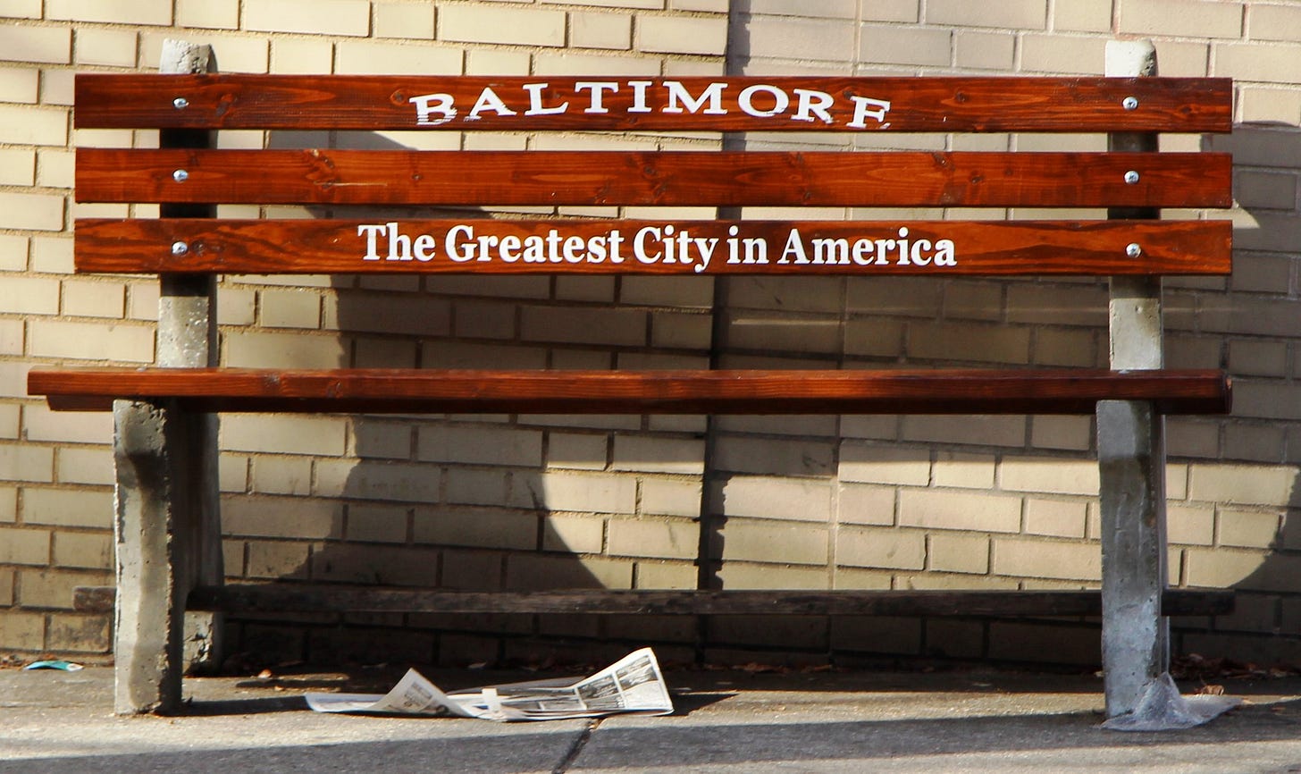 Baltimore bench Baltimore bench