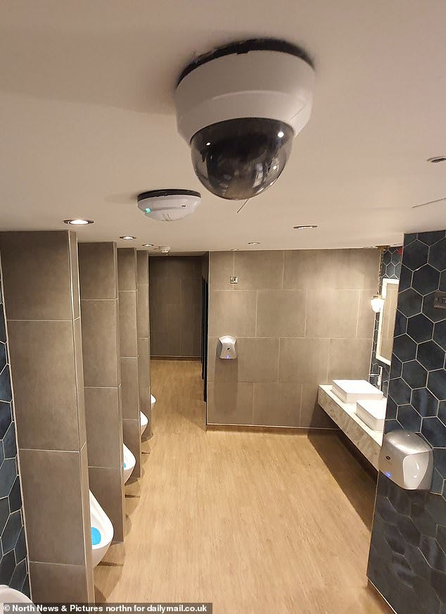 Wetherspoon punters have hit out after discovering their local boozer has installed cameras in the toilets