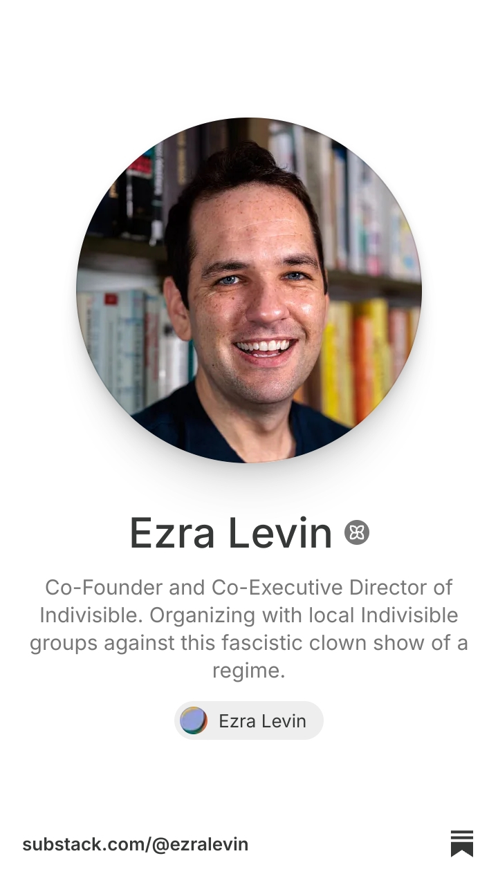 Ezra Levin | Substack