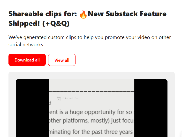 🔥 Substack Just Changed Everything With This New Feature
