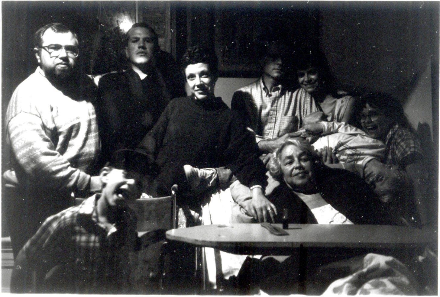 1989 family at mother's deathbed