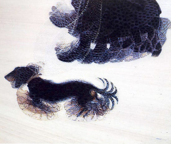 Dynamism of a Dog on a Leash, 1912, Giacomo Balla Dynamism of a Dog on a Leash, 1912, Giacomo Balla