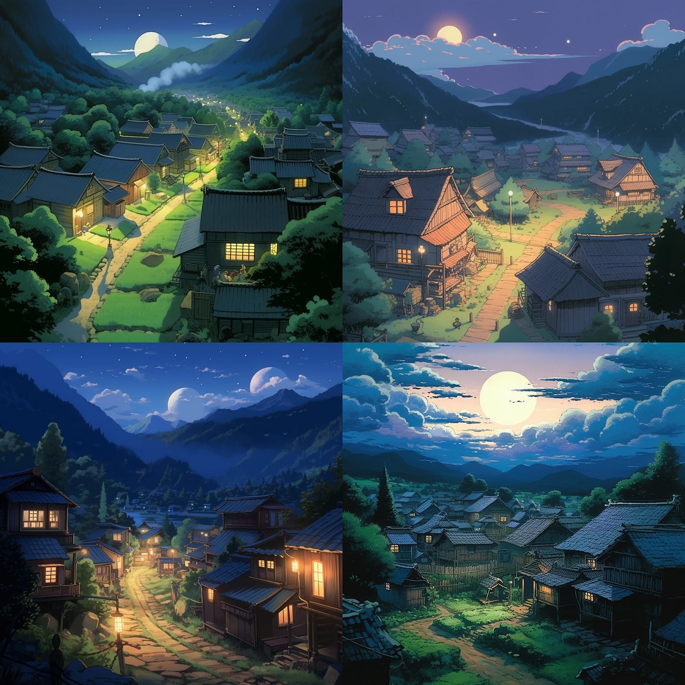 Beautiful Ghibli-inspired prompt for Midjourney