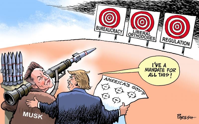 Trump and Musk plan | Cartoon Movement