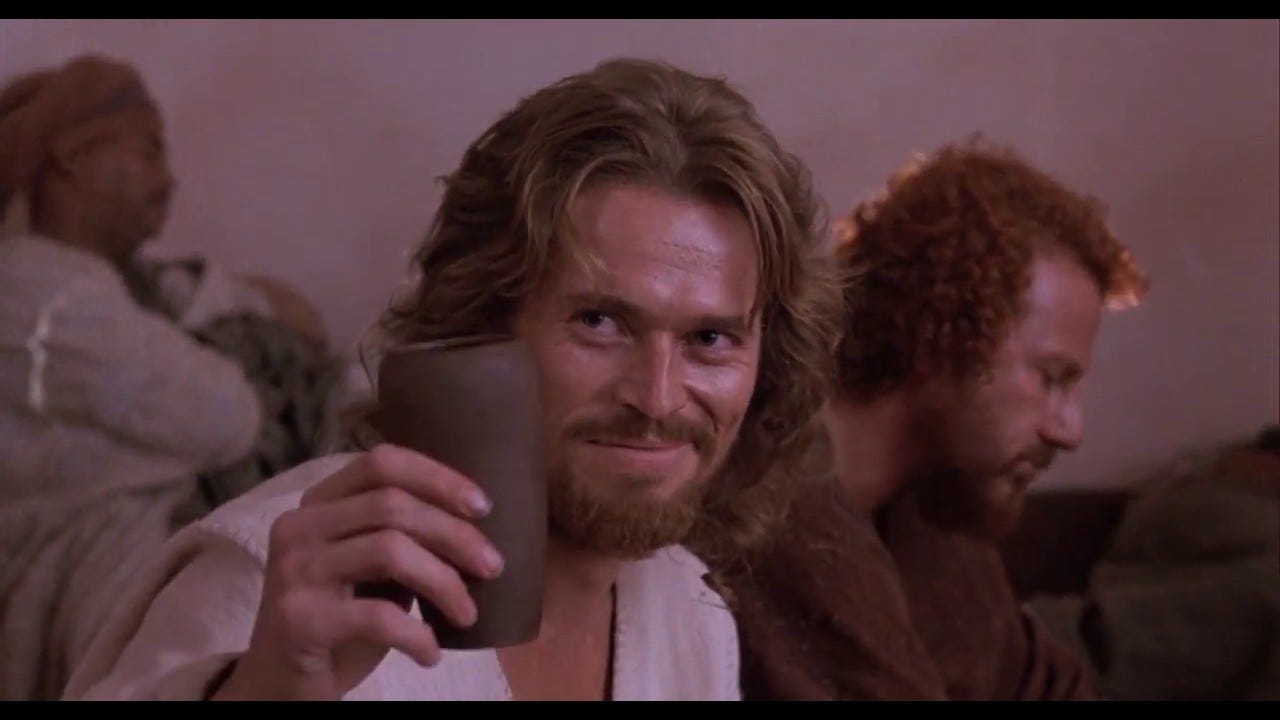 Last Temptation of Christ- Wine Clip - YouTube