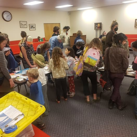 The Cottage Grove Seed Exchange Children Are Always Welcome.
