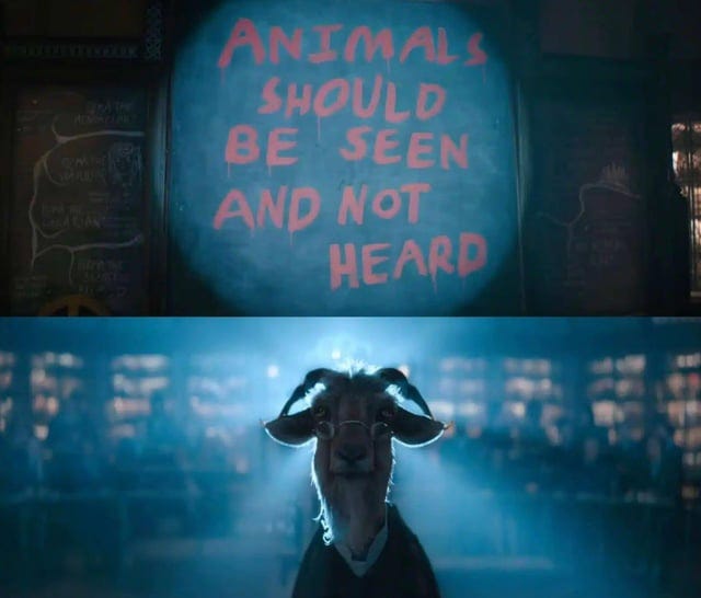 Animals should be seen and not heard : r/wicked