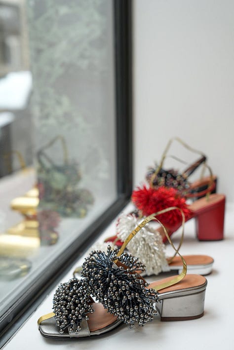 Azzi+Co Showroom in Paris, jewels, shoes, clothes