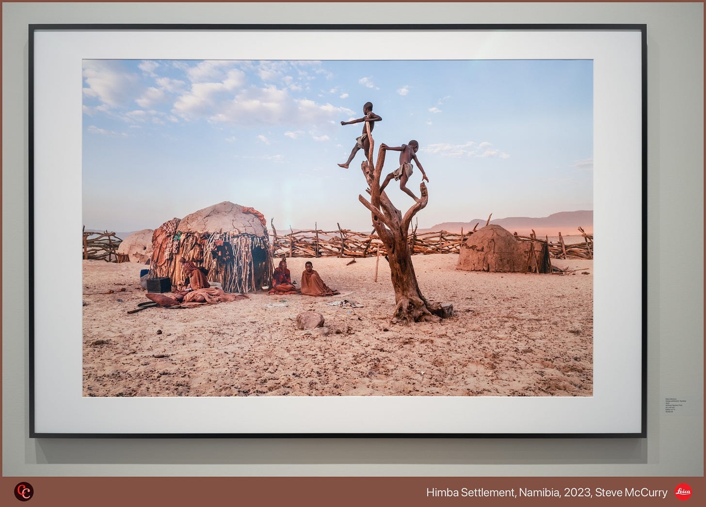 Himba Settlement, Namibia, 2023, Steve McCurry Himba Settlement, Namibia, 2023, Steve McCurry