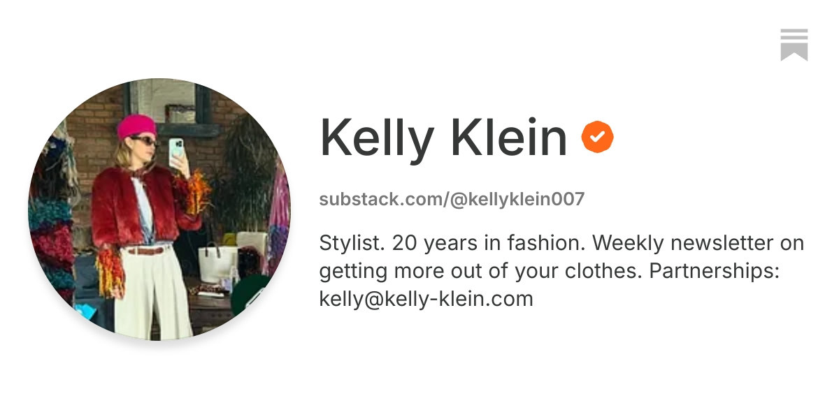 Kelly Klein | Substack