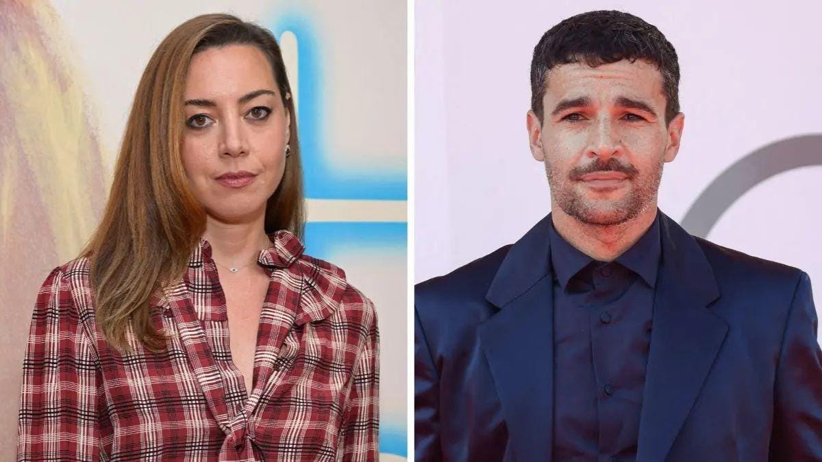 Photo of Aubrey Plaza and Christopher Abbott Photo of Aubrey Plaza and Christopher Abbott