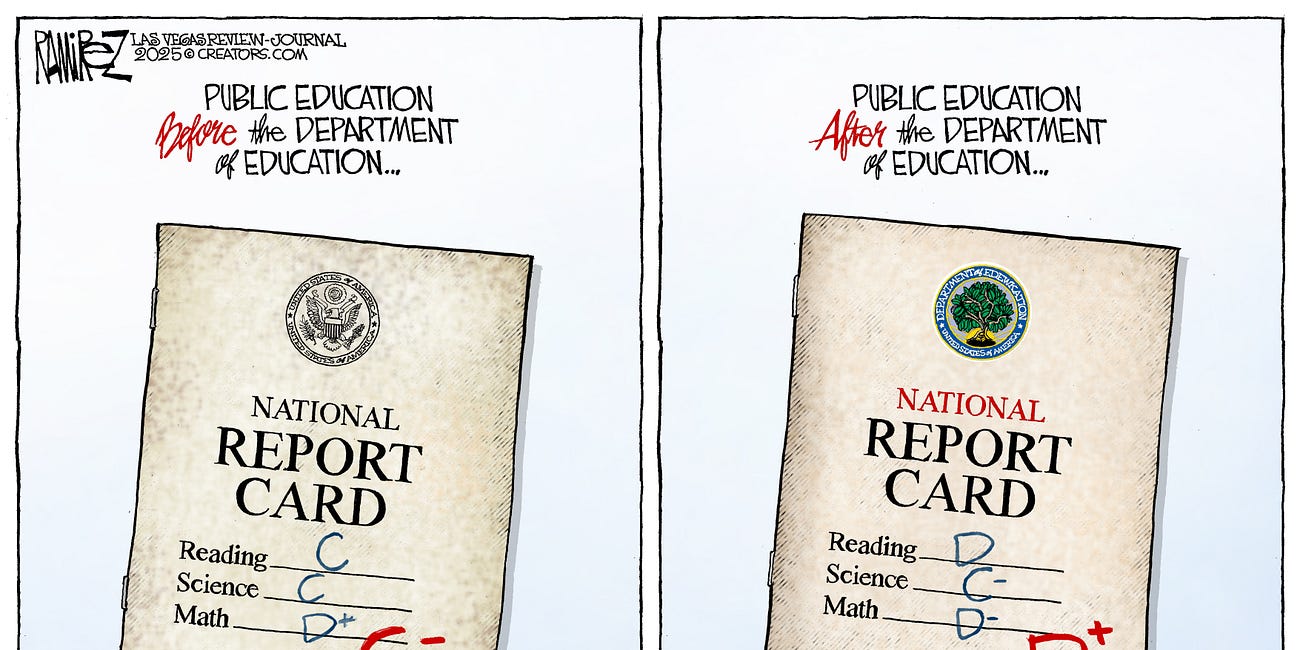 Michael Ramirez: Failing Grade 3-23-25