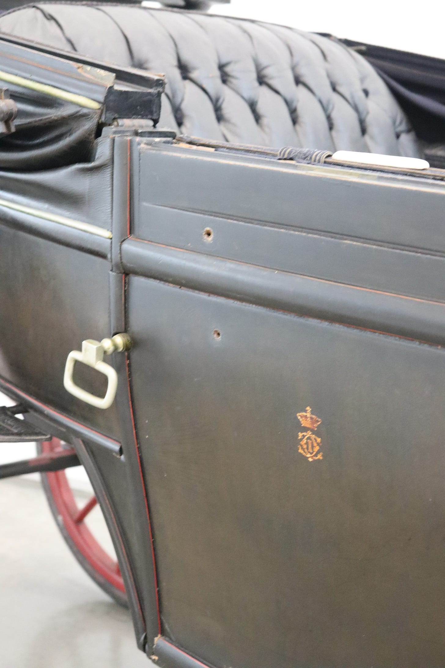 Landau of the Regicide with 2 bullet holes showing.