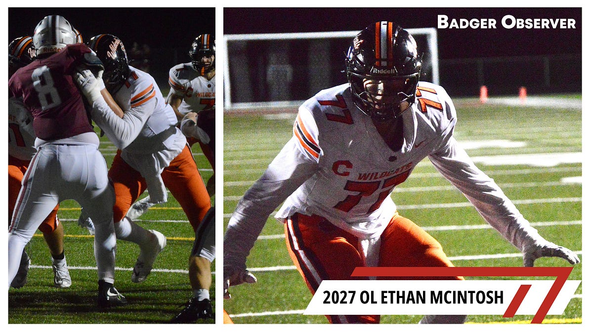 (Future) Badger Observer: 2027 Wisconsin OL commit Ethan McIntosh