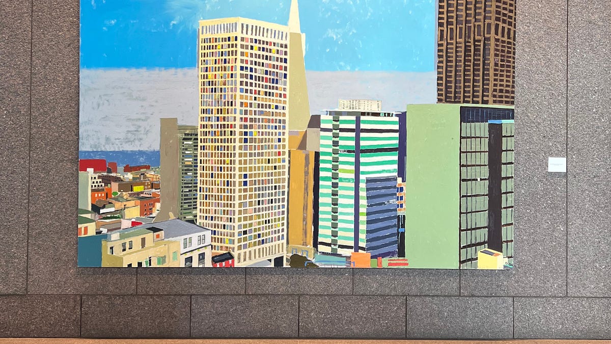 Giant Abstract and Landscape Paintings
