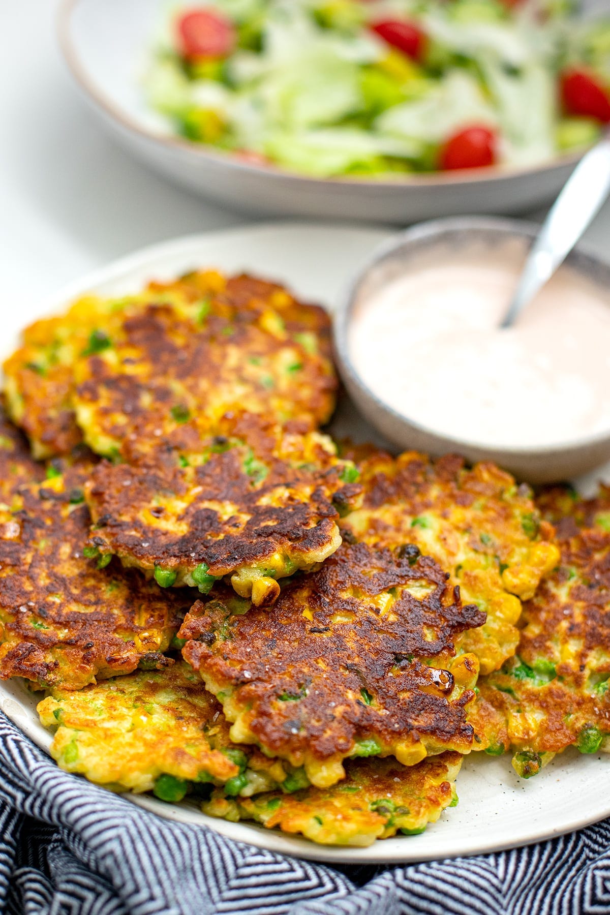 Halloumi fritters