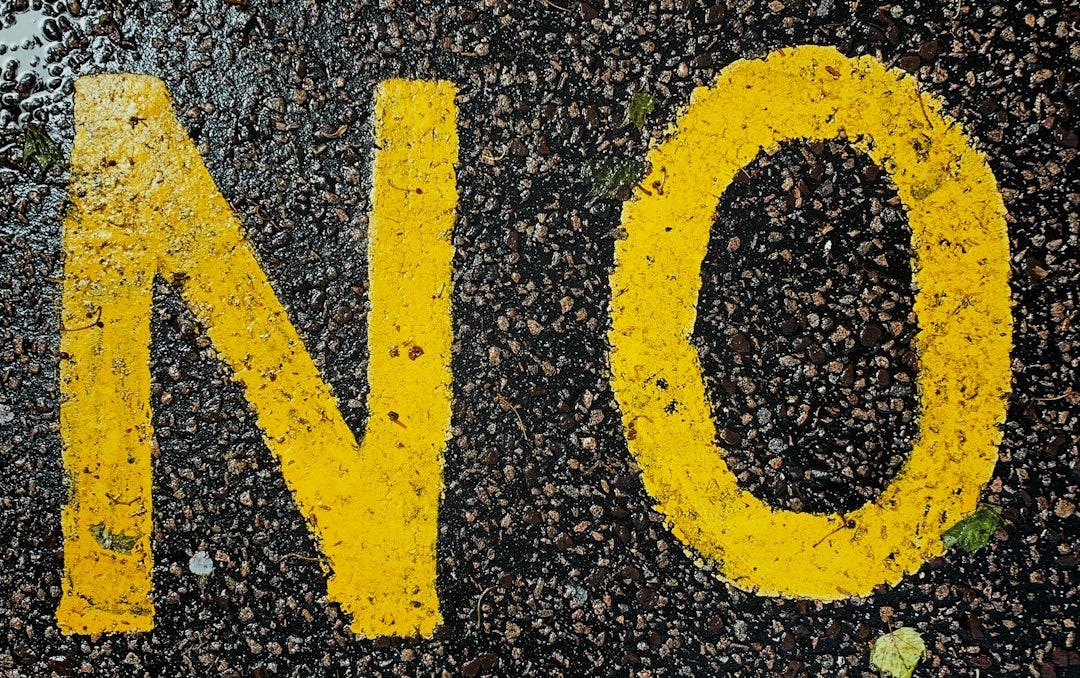 no sign