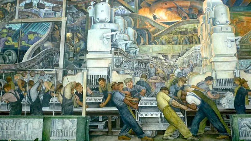 Detroit Industry Murals by Diego Rivera