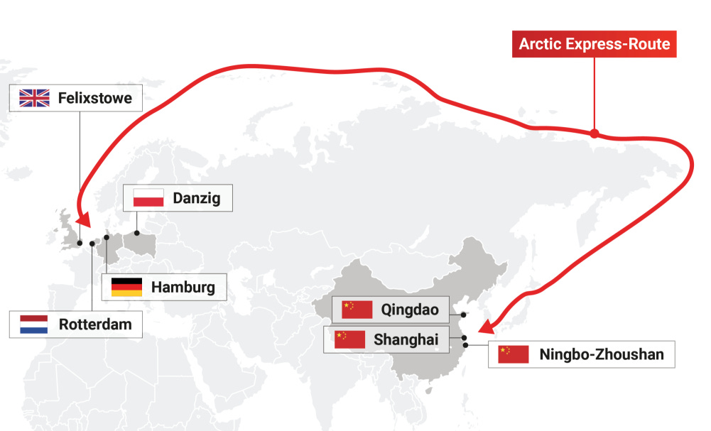 Arctic route: China tests new shipping route to Europe • Table.Briefings